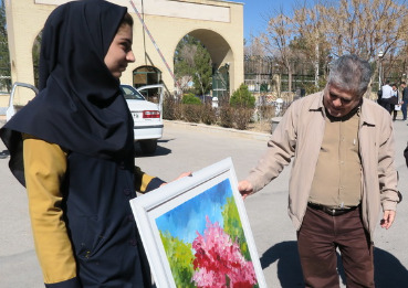 کارگاه آموزشی تجسمی و هنر درمانی در بهزیستی استان کرمان
